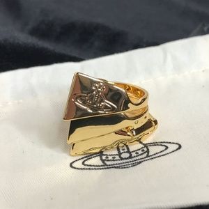 Vivienne Westwood Gold Knuckleduster Armor Ring M